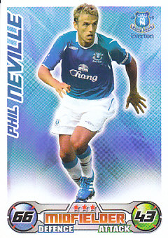 Phil Neville Everton 2008/09 Topps Match Attax #98